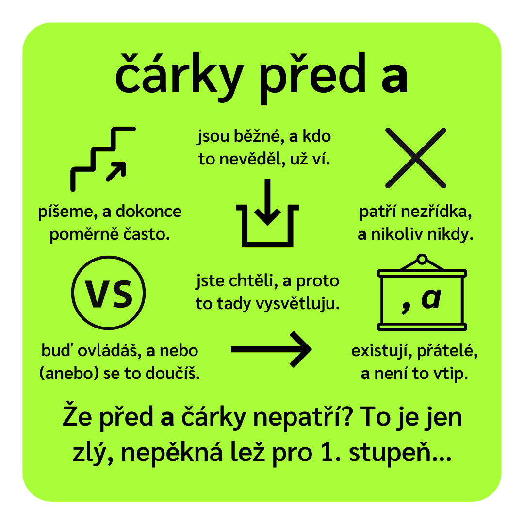 Kdy se píše čárka před Ale?